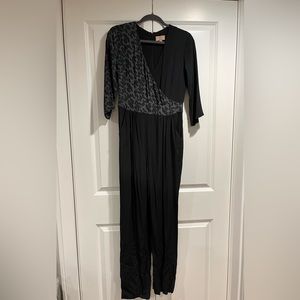 Anthropologie Jumpsuit | Black with Sleeves